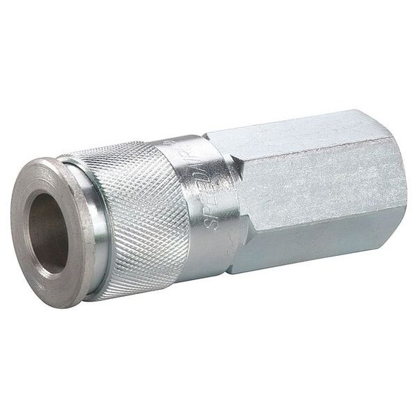 Speedaire Coupler Body, (F)NPT, 3/8, Brass/Steel 30E532