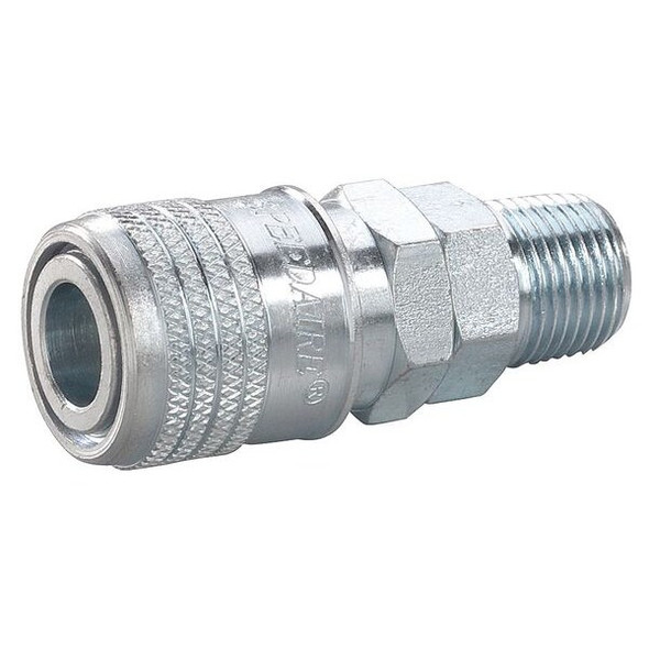 Speedaire Coupler Body,(M)NPT,1/4,Steel 30E712