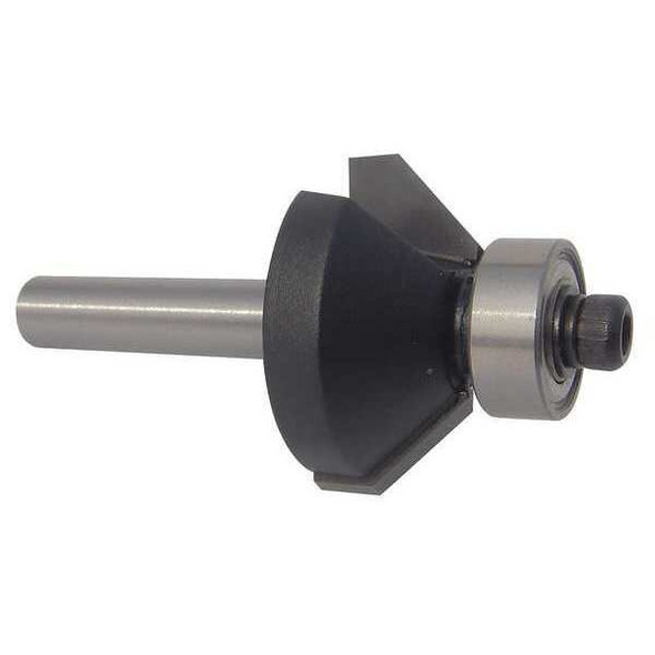 Westward Chamfer Profile Router Bit,1-1/4" 16Y608