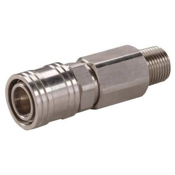 Speedaire Coupler Body,Hose Barb,1/4,304 SS 30E575
