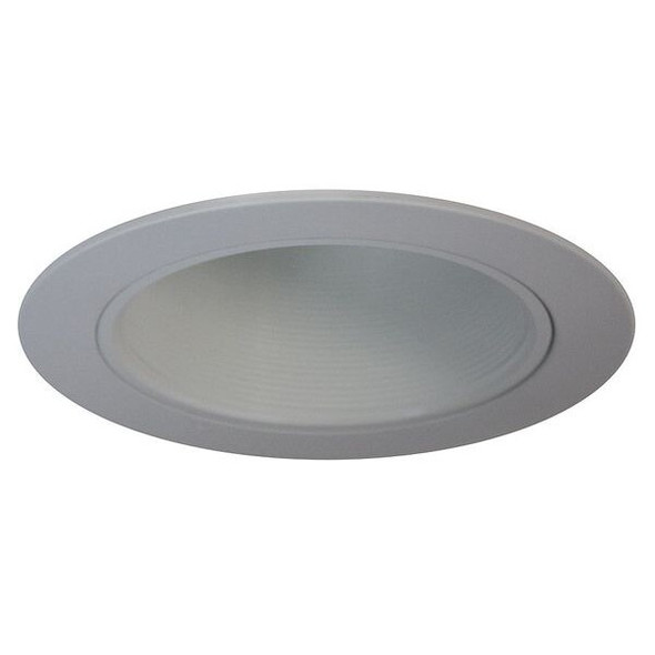 Lumapro RcssdDwnltTrim,4in,Wht/Wht,Baffle 10F202