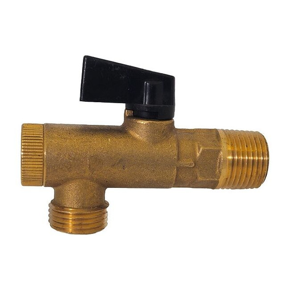 Speedaire Brass Filter Ball Valve,Ang.,MNPT,1/4 In 13X540