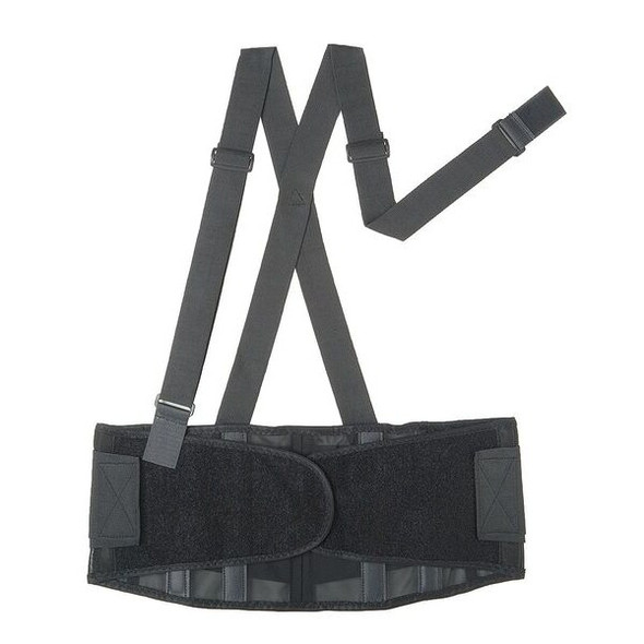 Condor Back Support w/Stay,Black,Polyester,S 3RUZ9 Condor Back Support w/Stay,Black,Polyester,S 3RUZ9
