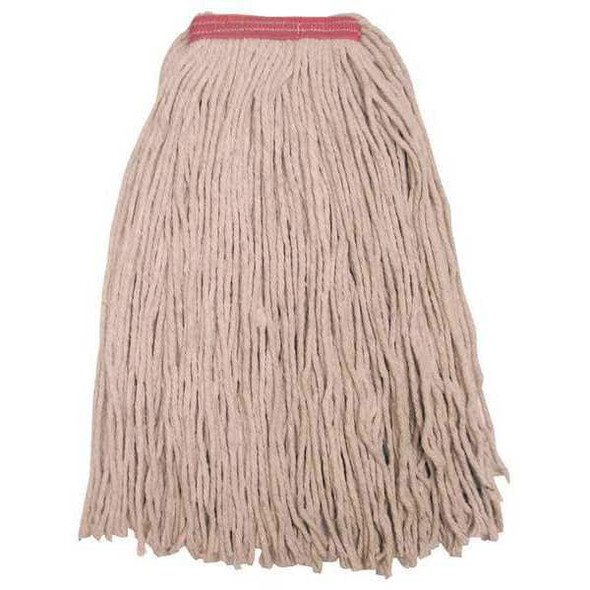 1 in String Wet Mop, 26 oz Dry Wt, Slide On Connection, Cut-End, Beige, Cotton