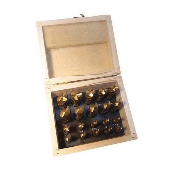 Dayton End Mill Set, 0.75 in, HSS 16N204