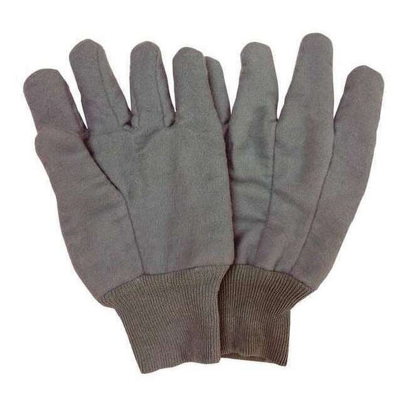 Manufacturer Varies Knit Gloves, Cotton, None Uncoated, Green, L, 1 PR 48UR62