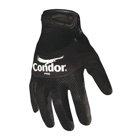 Manufacturer Varies Mechanics Gloves, Synthetic Leather Palm, 2XL, Black 42LA04