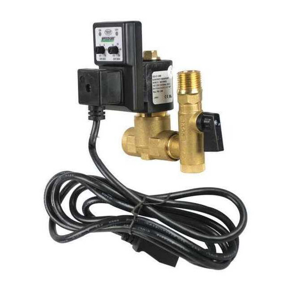 Speedaire Auto Drain Valve,1/2 in NPT,100-120V 8502-1-110-1-1-1