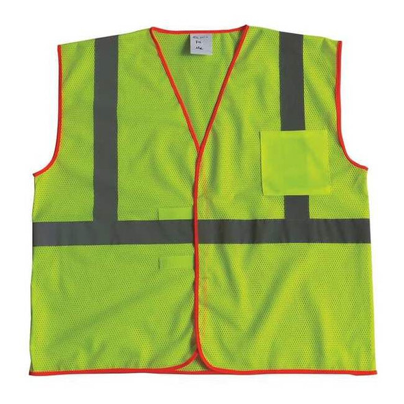 Condor U-Block Vest, Class1 Yellow/Grn, 4XL/5XL 53YK42