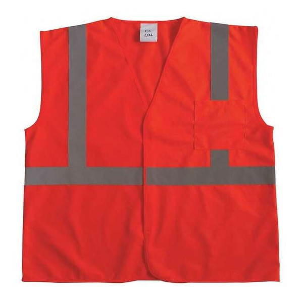 Condor U-Block Vest, Class2 Orange/Red, 2XL/3XL 53YL02
