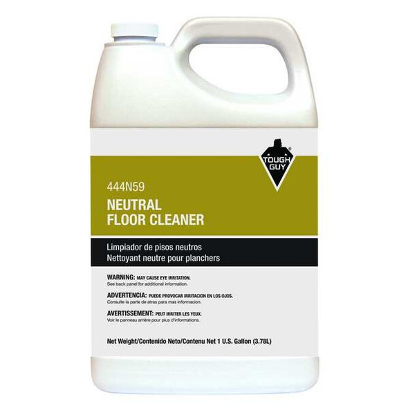 Tough Guy Neutral Floor Cleaner,Liquid,1 gal,Jug 444N59