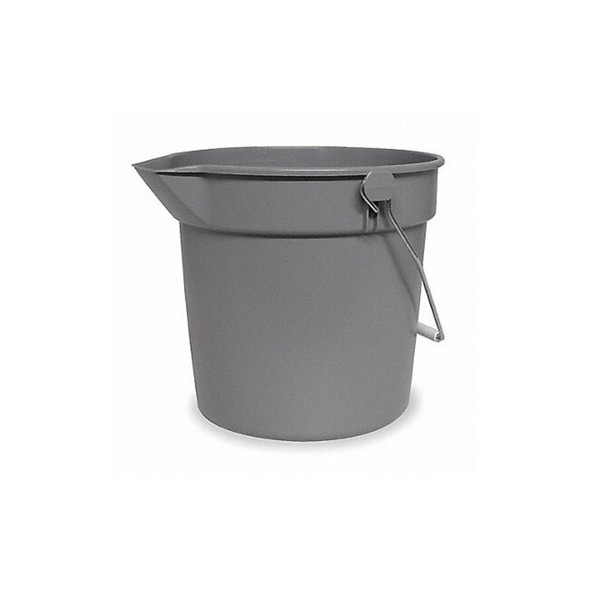 Tough Guy Bucket,2 1/2 gal,Gray 1ELJ8 Tough Guy Bucket,2 1/2 gal,Gray 1ELJ8