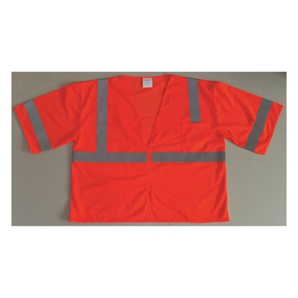Condor U-Block Vest, Class3 Orange/Red, 4XL 53YL86