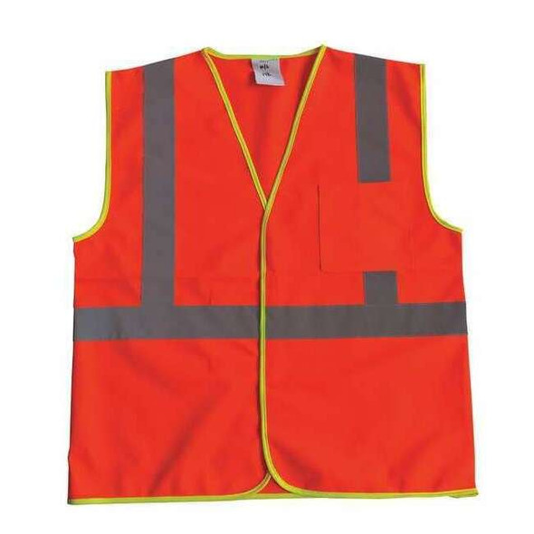 Condor U-Block Vest, Class1 Orange/Red, S/M 53YK43