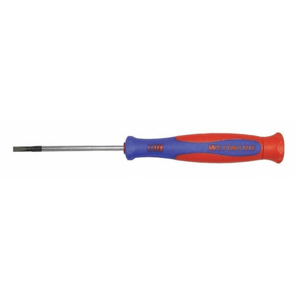 Westward Precision Slotted Screwdriver 3 mm Round 401L72