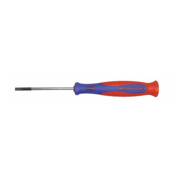 Westward Precision Slotted Screwdriver 1/8 in Round 401L51