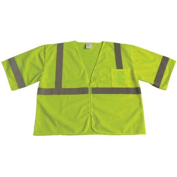 Condor U-Block Vest, Class3 Yellow/Grn, L 53YL90