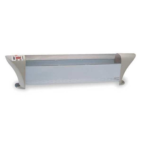 Electric Baseboard Heater, 1500W, 120V AC, 1 Phase, 5118 BtuH, Non-Oscillating
