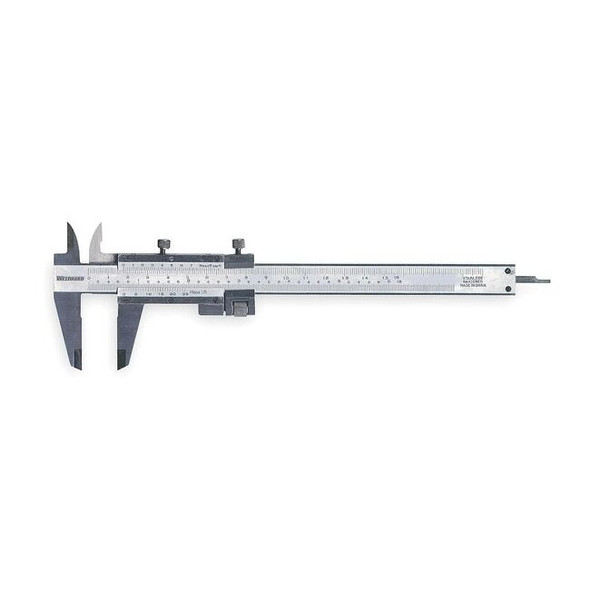 Westward Vernier Caliper,0-6 In,1.6 In D 4KU77