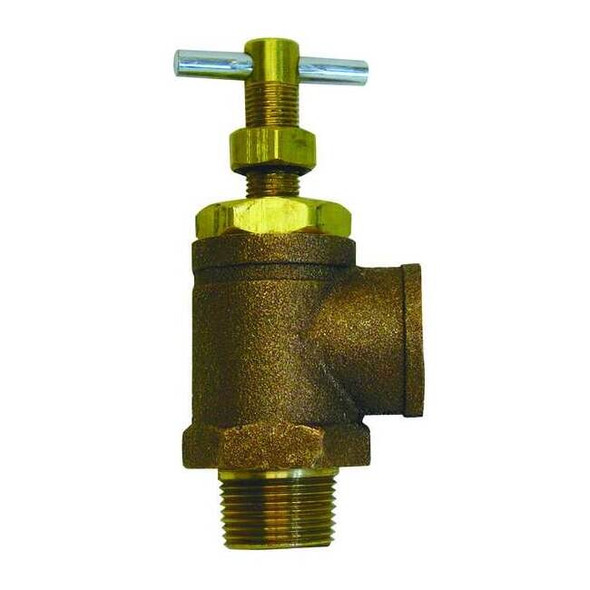 Dayton Relief Valve, 6 GPM, 3/4 NPT x 3/4 NPT 4KGZ7
