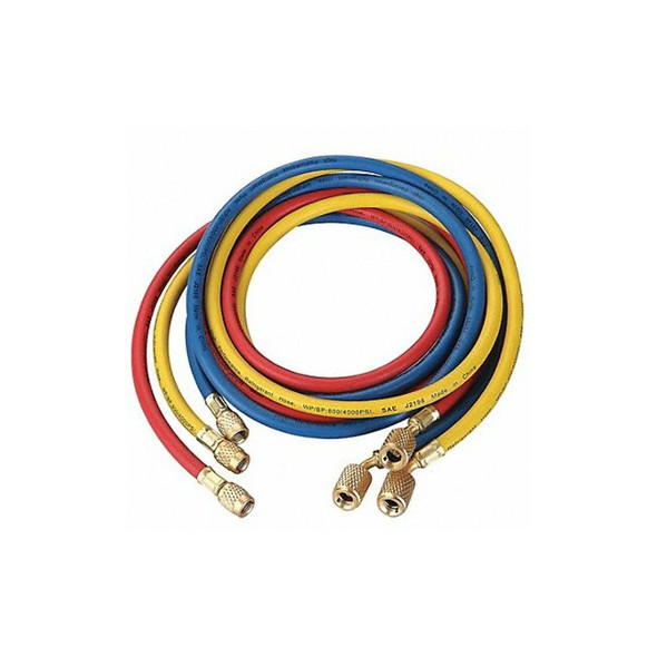 Dayton Manifold Hose Set,72 In,Red,Yellow,Blue 4PDG4