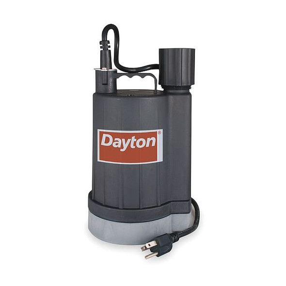 Dayton Plug-InUtilityPump,9ft,11.75in H,120VAC 2VAN7