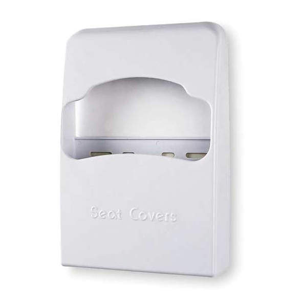 Tough Guy Tough Guy Toilet Seat Cover Dispenser, 1/4 Fold, White 2VEX7