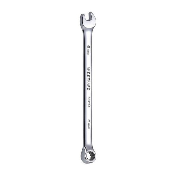 Westward Universal Combination Wrench,Metric,6 mm 54RY89