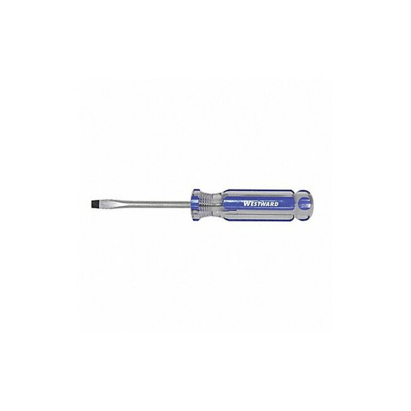Westward General Purpose Slotted Screwdriver 1/8 in Round 401M02