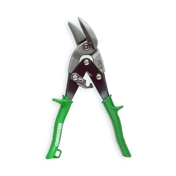 Westward Offset Aviation Snip, Right, 9 3/4 in, Steel 1UG16