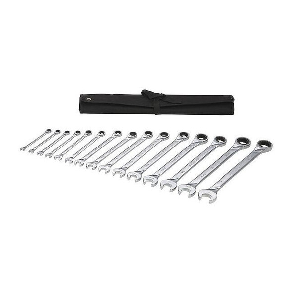 Westward Combo Wrench St,Steel,Fll Plish,Standard 54DG26