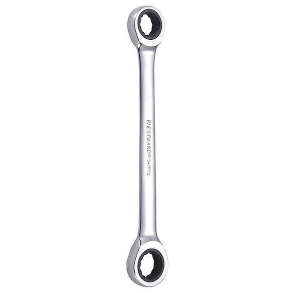 Westward Ratcheting Box End Wrench,9" L 54PP72