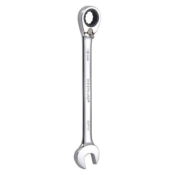 Westward Wrench, Combination, Metric, 18mm 54PP56