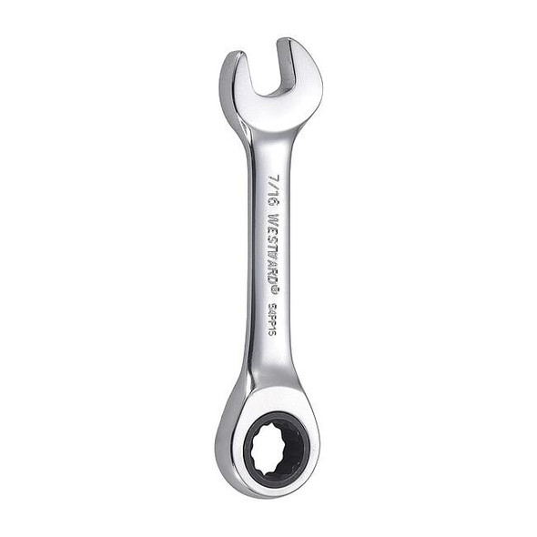 Westward Wrench, Combination/Stubby, SAE, 7/16" 54PP15