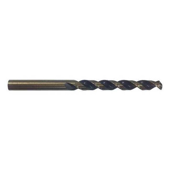 Westward 9/64" HSS Black/Gold 135 Deg. Jobber Length Drill Bit 5UDD2