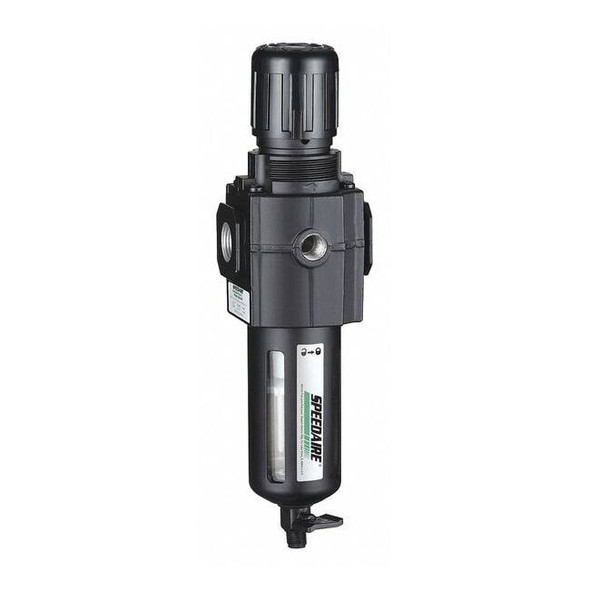 Speedaire Filt-Reg,1/4"NPT,80 cfm,40 micron 4ZK87