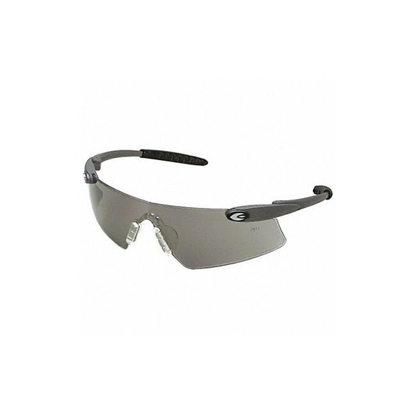 Persuader, Safety Glasses, Anti-Fog, Gray Lens, Black Frame, Frameless
