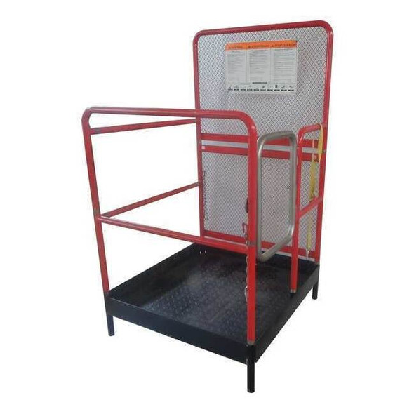 Dayton Forklift Work Platform,1,000 lb,66" H 5UEW2