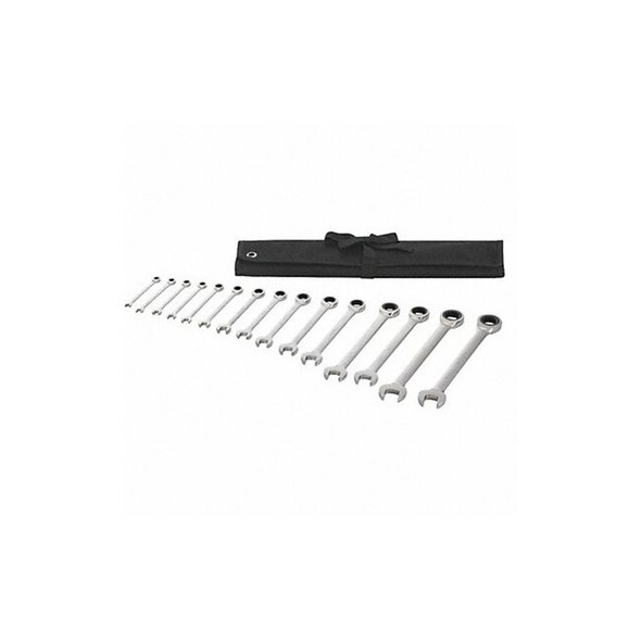 Westward Combo Wrench St,Steel,Fll Plish,Standard 54DG22