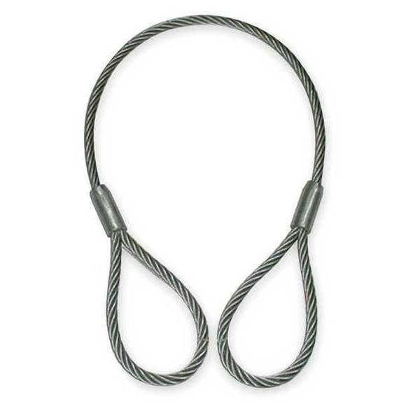 Dayton Sling,Wire Rope,4 ft. 1DNF2