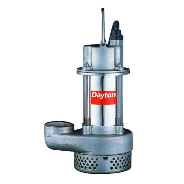 Dayton Plug-InUtilityPump,20ft,16.375in,120VAC 1XHV4