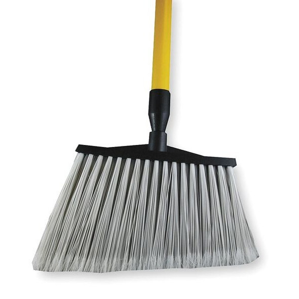 9 in Sweep Face Angle Broom, Soft, Synthetic, Black (Formerly Tough Guy)