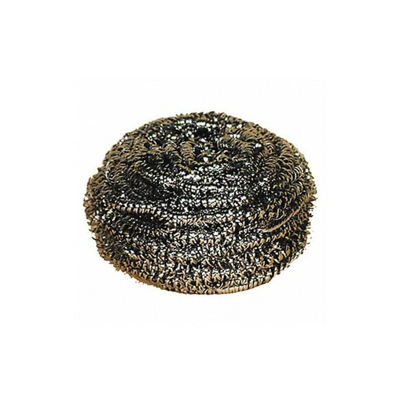 Tough Guy Scrubber, 3"L, 3"W, SS, Silver, PK6 2NTH9