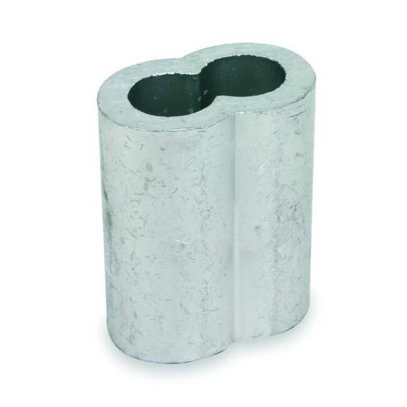 Dayton Wire Rope Oval Sleeve,3/64",Copper,PK 25 2VJZ8