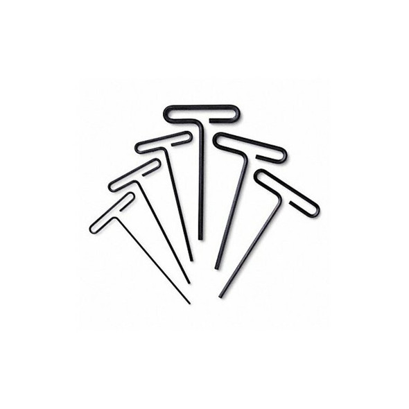 Westward 12 Piece Metric/SAE T-Shape Hex Key Set, 4YR74 4YR74