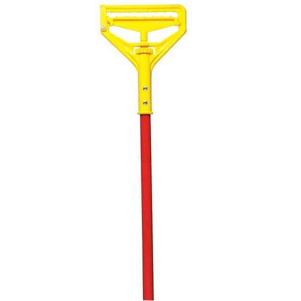 Tough Guy 60" Slide On Wet Mop Handle, Red, Fiberglass 1TZA5