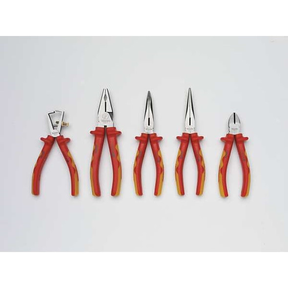 Westward Long Nose Plier,6" L,Serrated 3WY56