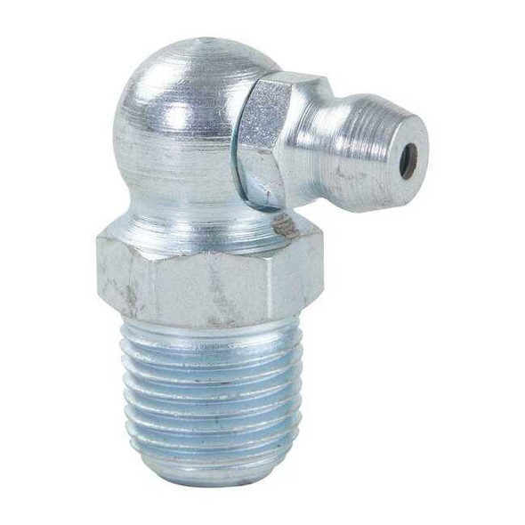 Westward Grease Fitting,30 Deg.,Stl,31/32" L,PK10 52PA18