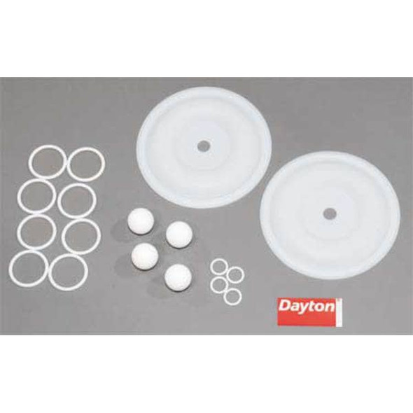 Dayton Diaph. Pmp Rpr Kt,PTFE,For6PY41;6PY41A 6PY64 Dayton Diaph. Pmp Rpr Kt,PTFE,For6PY41;6PY41A 6PY64