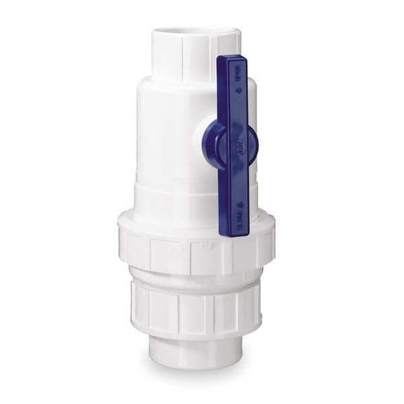 Dayton 2" Socket PVC Ball Check Valve 4RG93